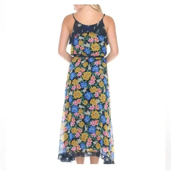 Jade by Johnny was lightweight flowy spaghetti strap maxi dress size small - Picture 4 of 12